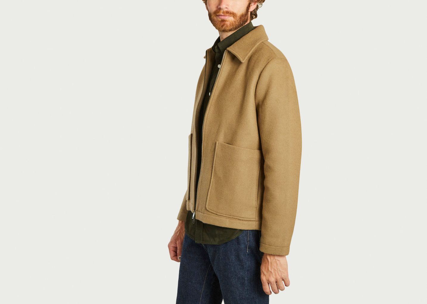 Veste zippée en lainage Gael - NN07