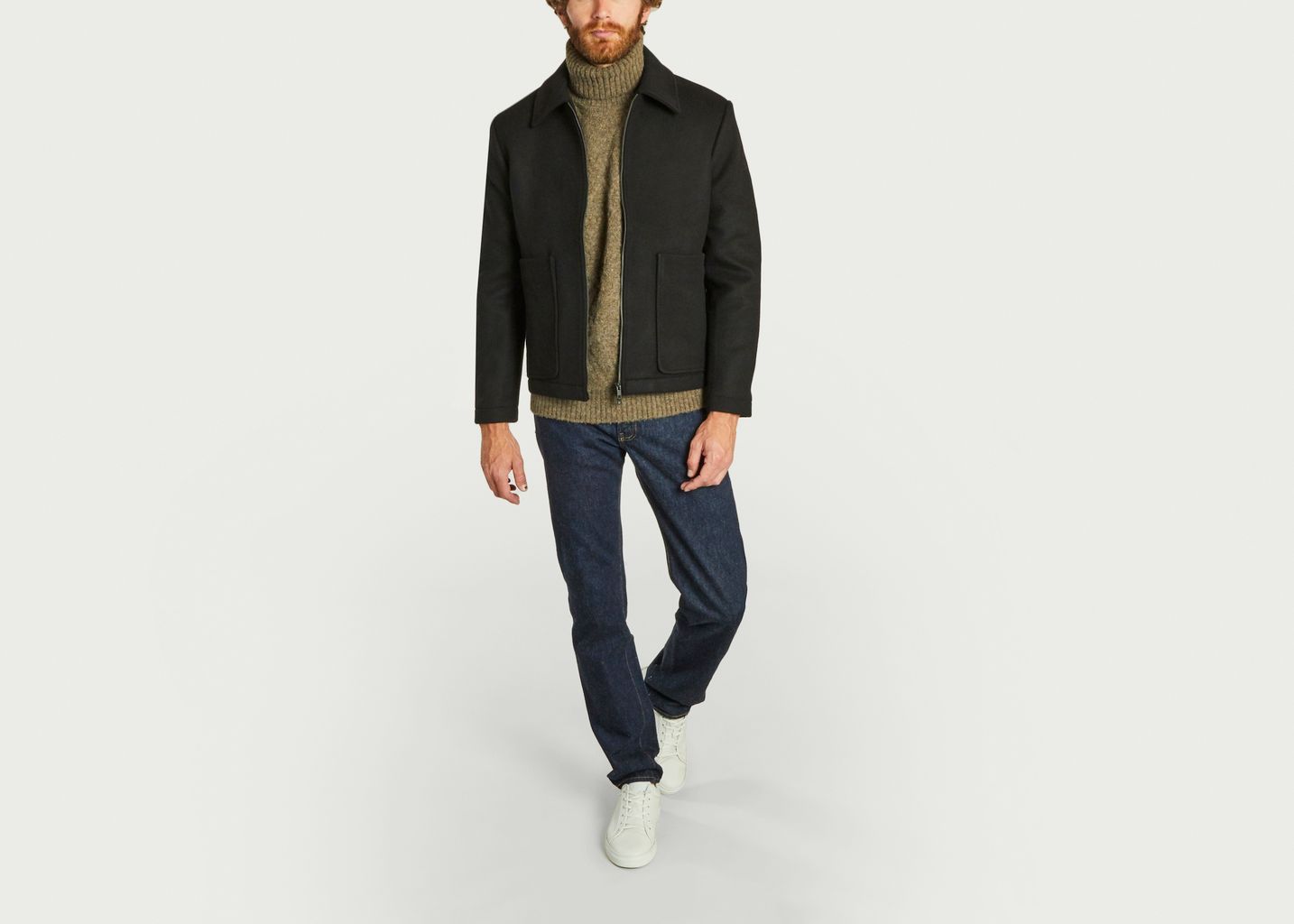 Veste zippée en lainage Gael - NN07