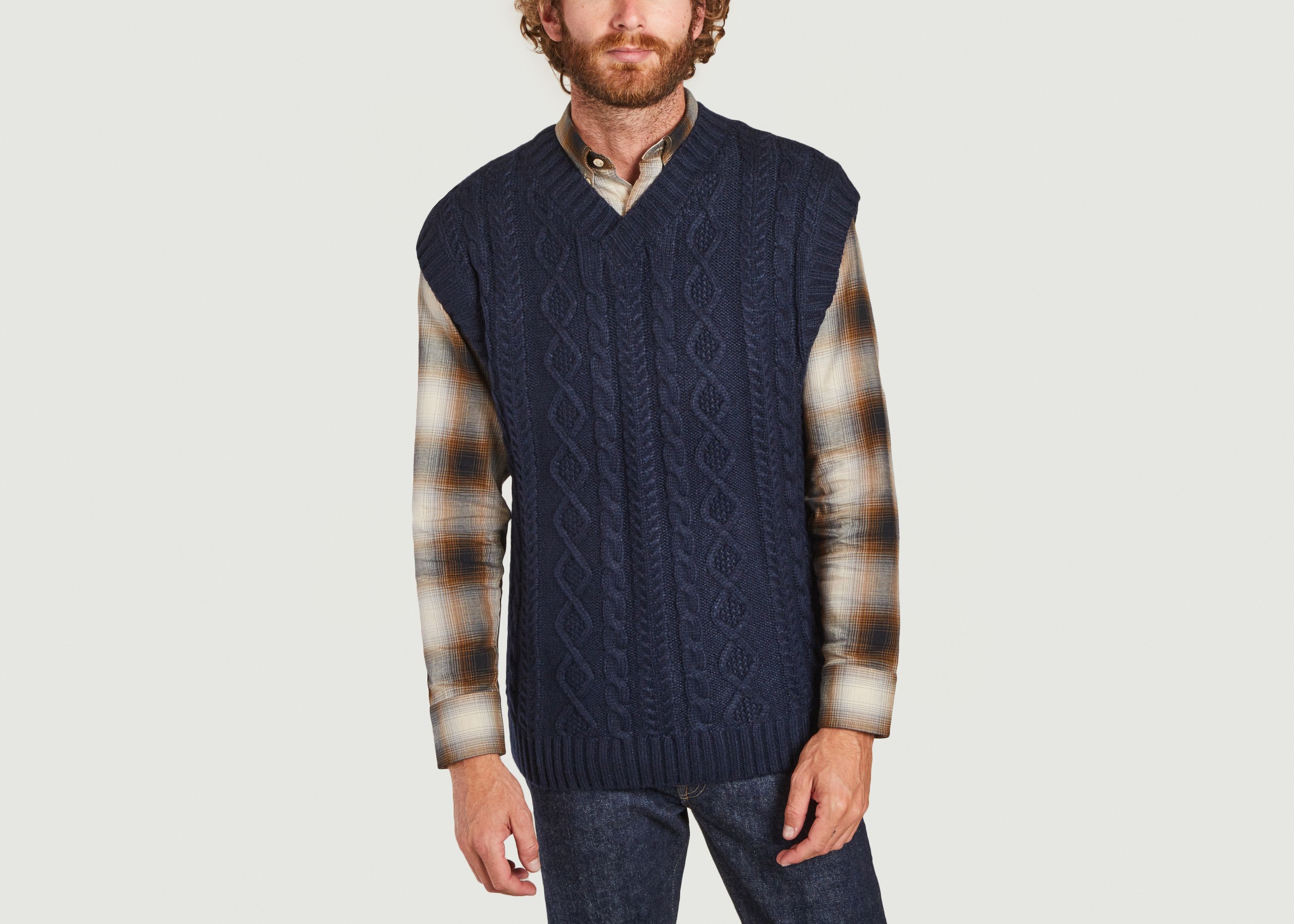 Jordan cable-knit sleeveless sweater - NN07