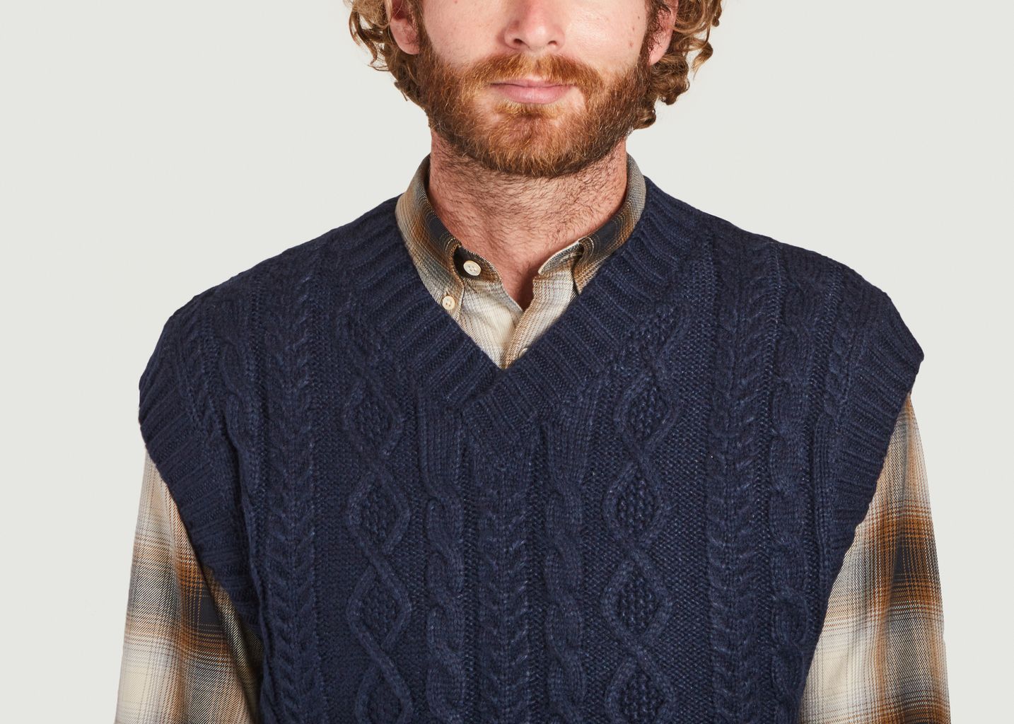 Jordan cable-knit sleeveless sweater - NN07