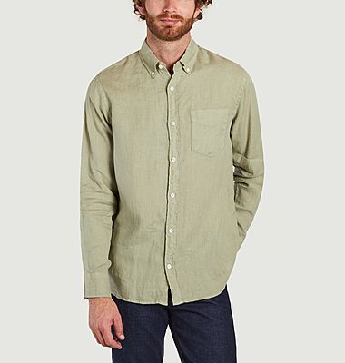 Levon linen straight shirt