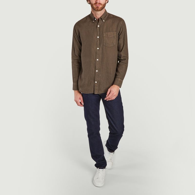 Levon linen straight shirt - NN07