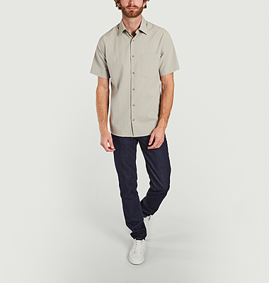 Errico short sleeve seersucker shirt