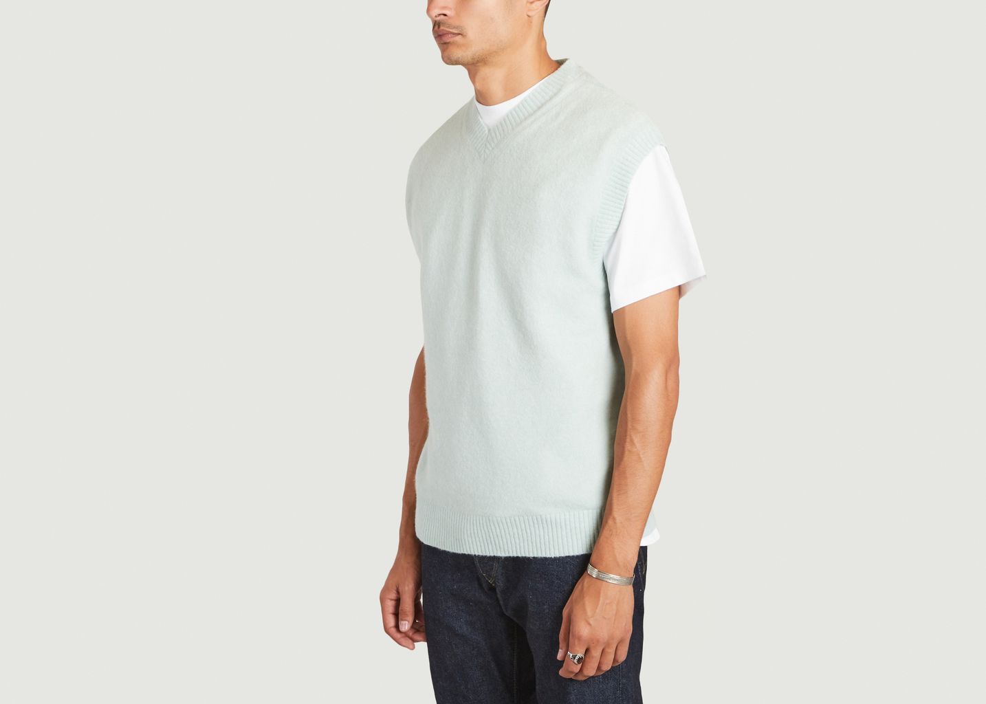 V-neck long sleeve sweater 6501 - NN07