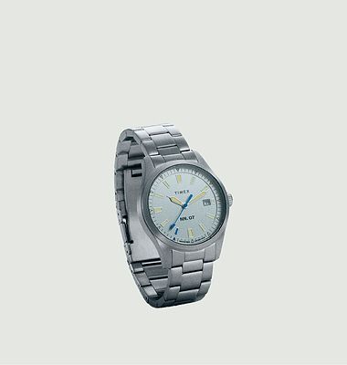 NN07 x Timex stainless steel quartz watch