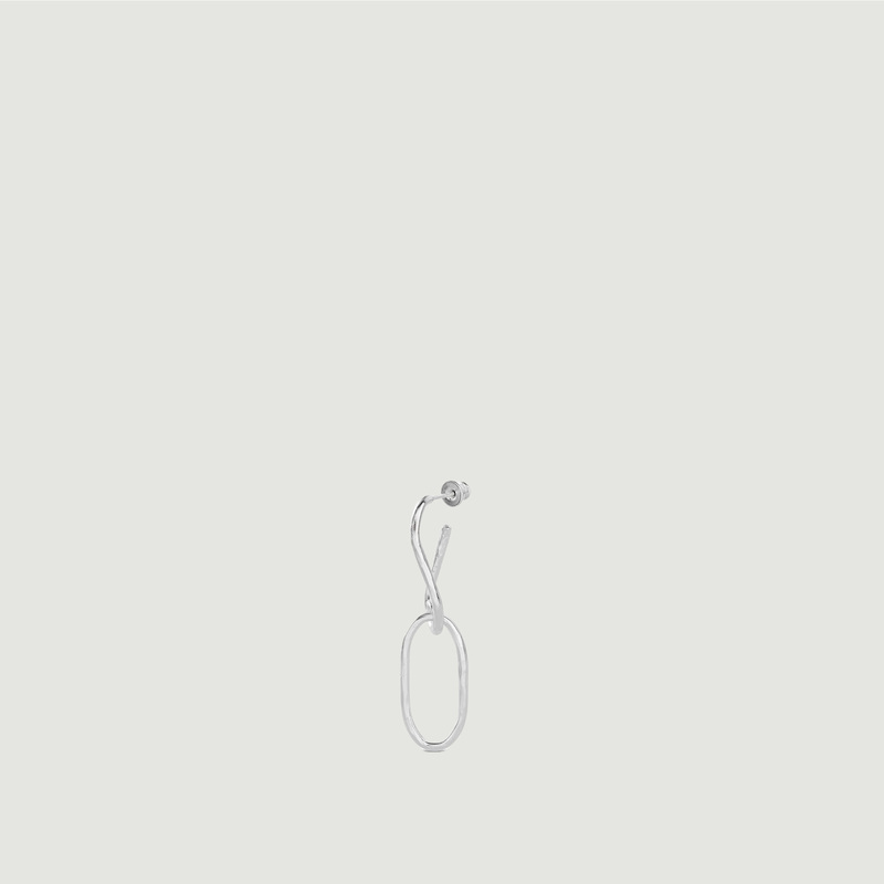 Hammered Chain 2 Links Earring - NO MORE