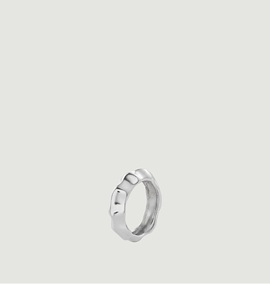 Bulky Vertex Ring Silver