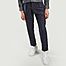 Sienna 7/8 length pleated trousers with lapels - noyoco
