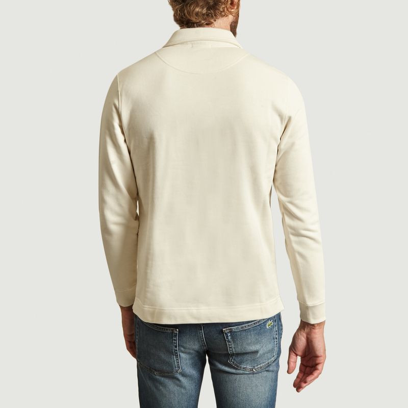 Sweat Col Polo Logo Brodé - Norse Projects