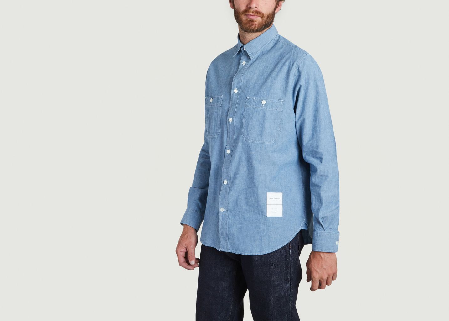 Chemise Silas Chambray Tab Series  - Norse Projects