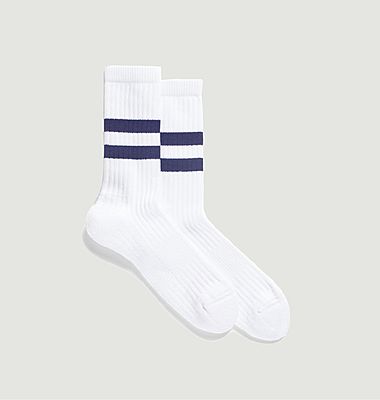 Bjarki Striped Cotton Socks