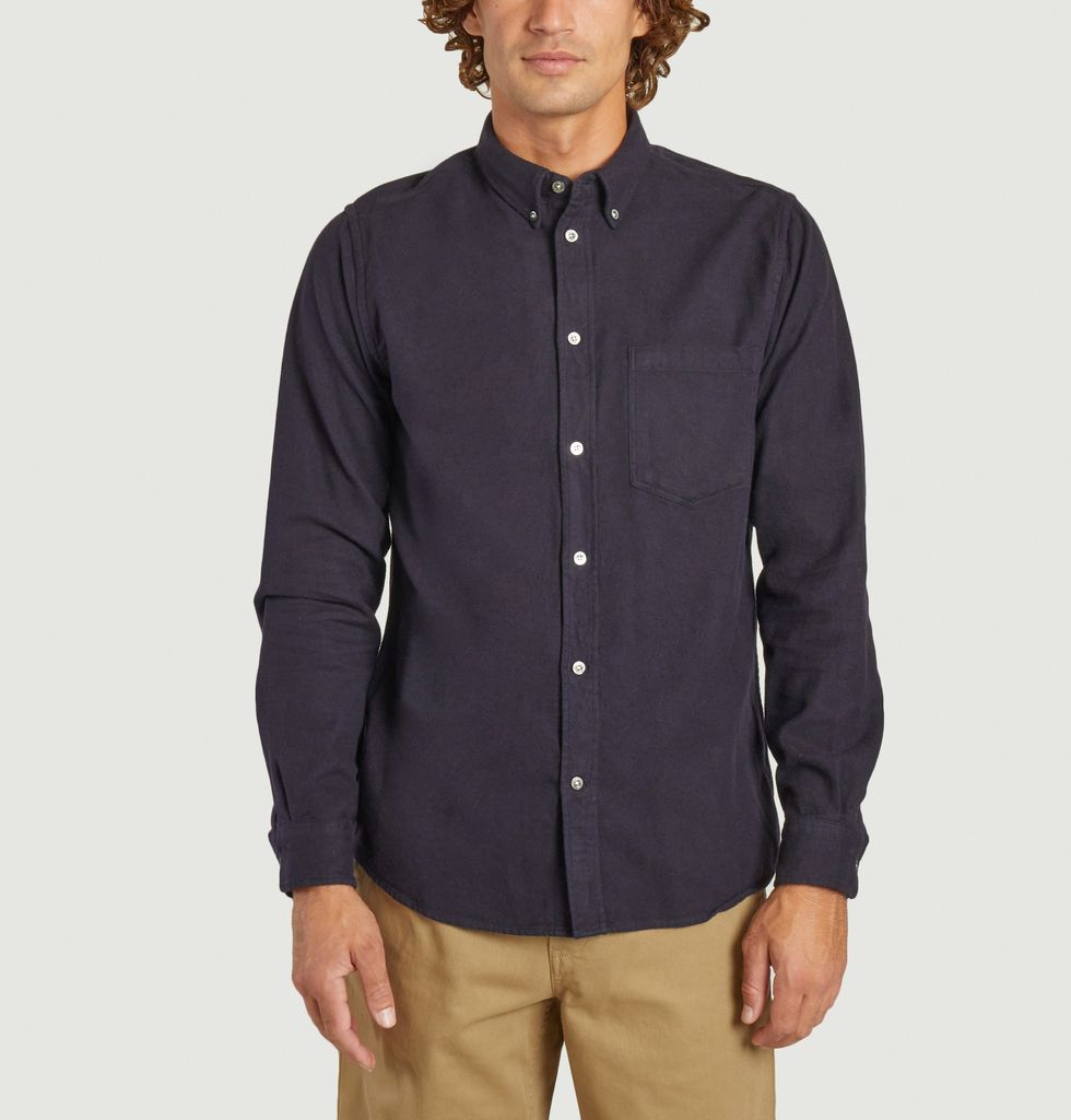 Chemise Homme En Flanelle Bleue Arizona - Taille S, Occasion Très Bon état