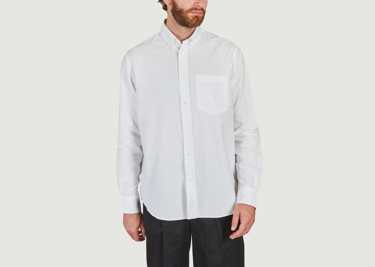 Hemd Algot Oxford Monogram - Norse Projects