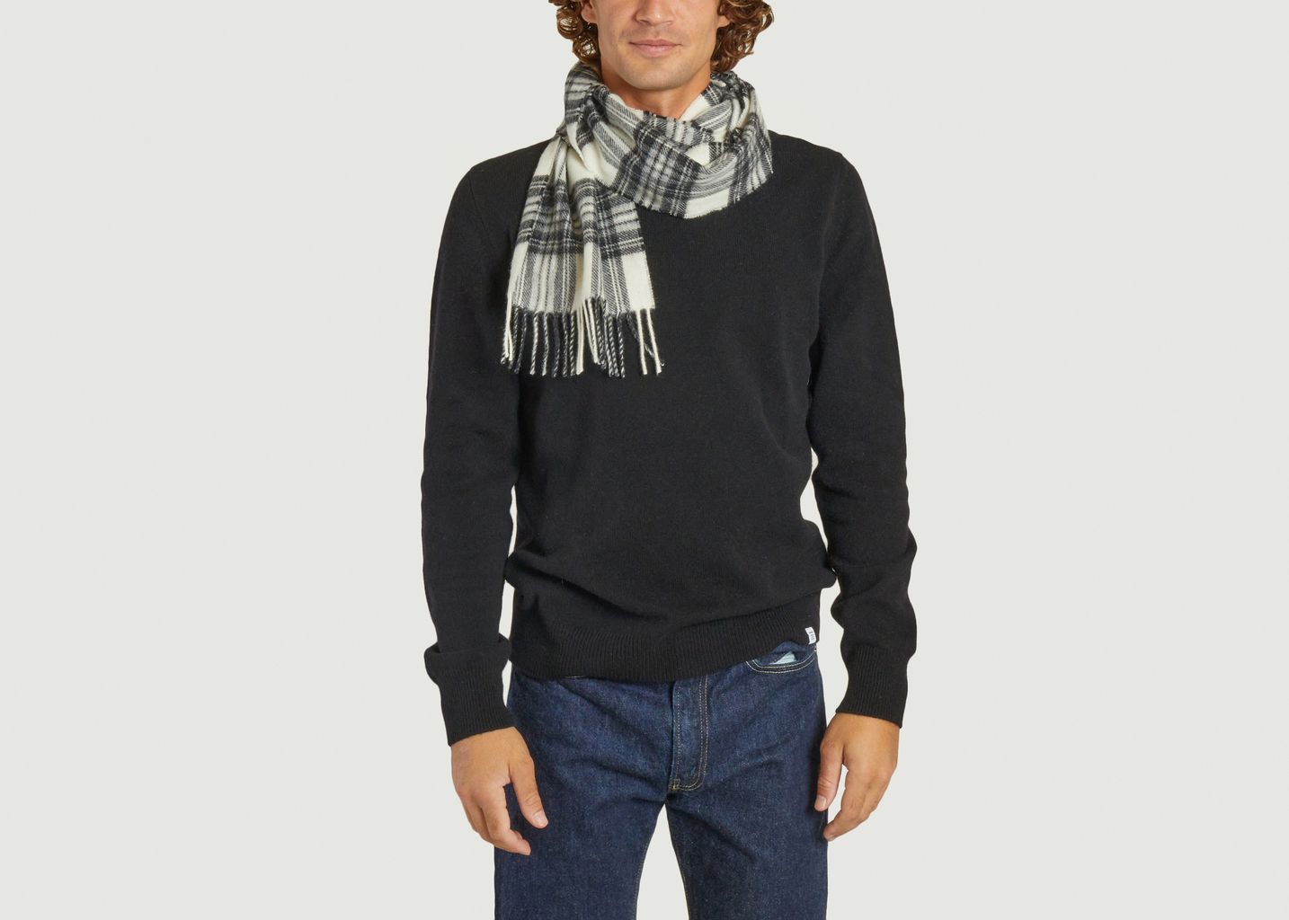 Wool plaid scarf - Norse Projects