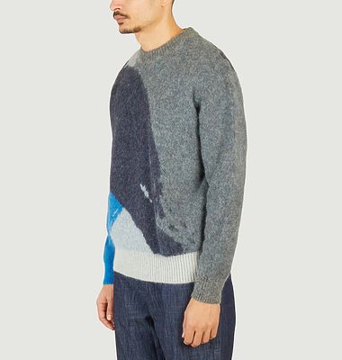 Arild Mohair and Alpaca Jacquard Sweater