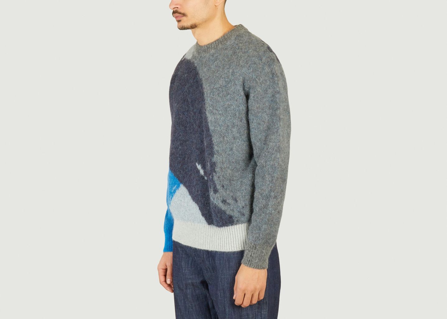 Arild Mohair and Alpaca Jacquard Sweater - Norse Projects