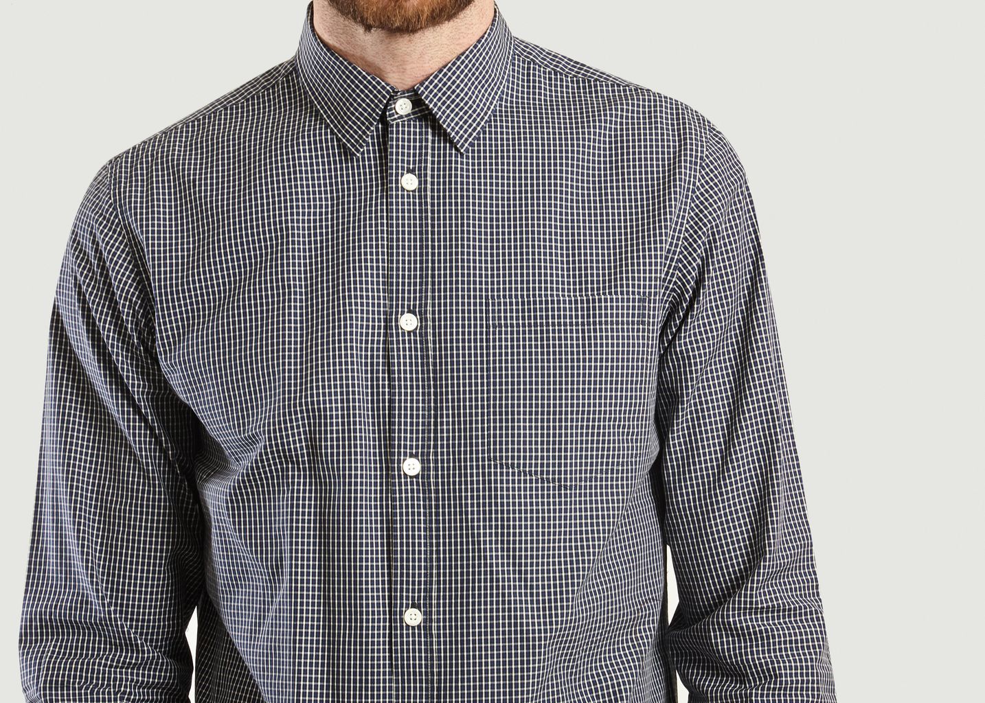 Chemise Micro Plaid Osvald - Norse Projects