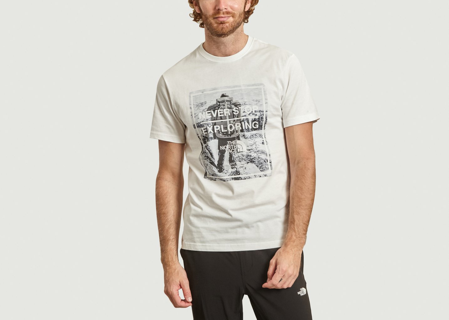 the north face never stop exploring t shirt