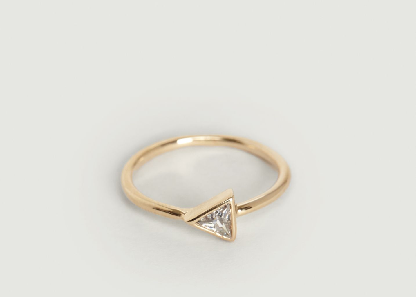 Zircon Triangle Ring - Nouvel Amour