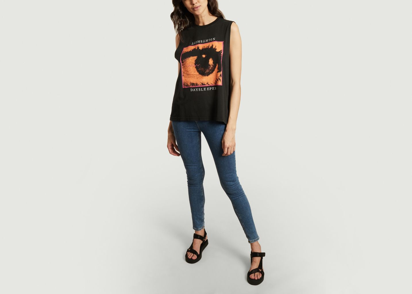 Débardeur en coton bio imprimé Louise - Nudie Jeans