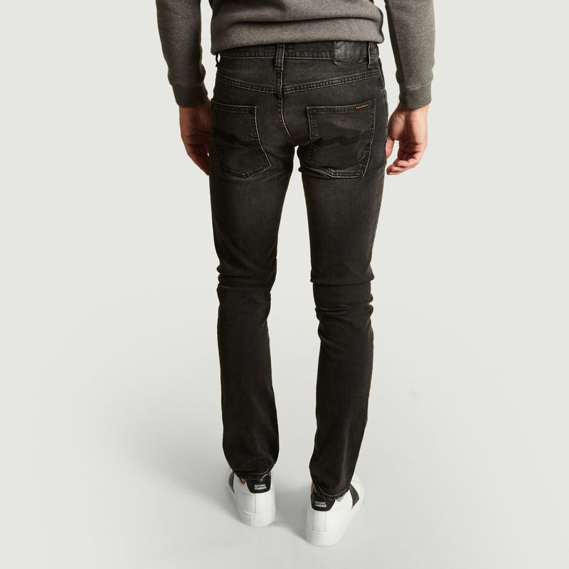 Jean Grim Tim Slim Concret Black - Nudie Jeans