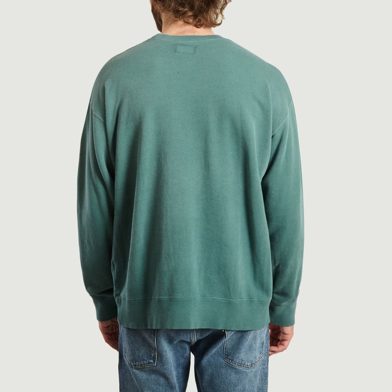 Sweat Lukas Print Logo Boy - Nudie Jeans