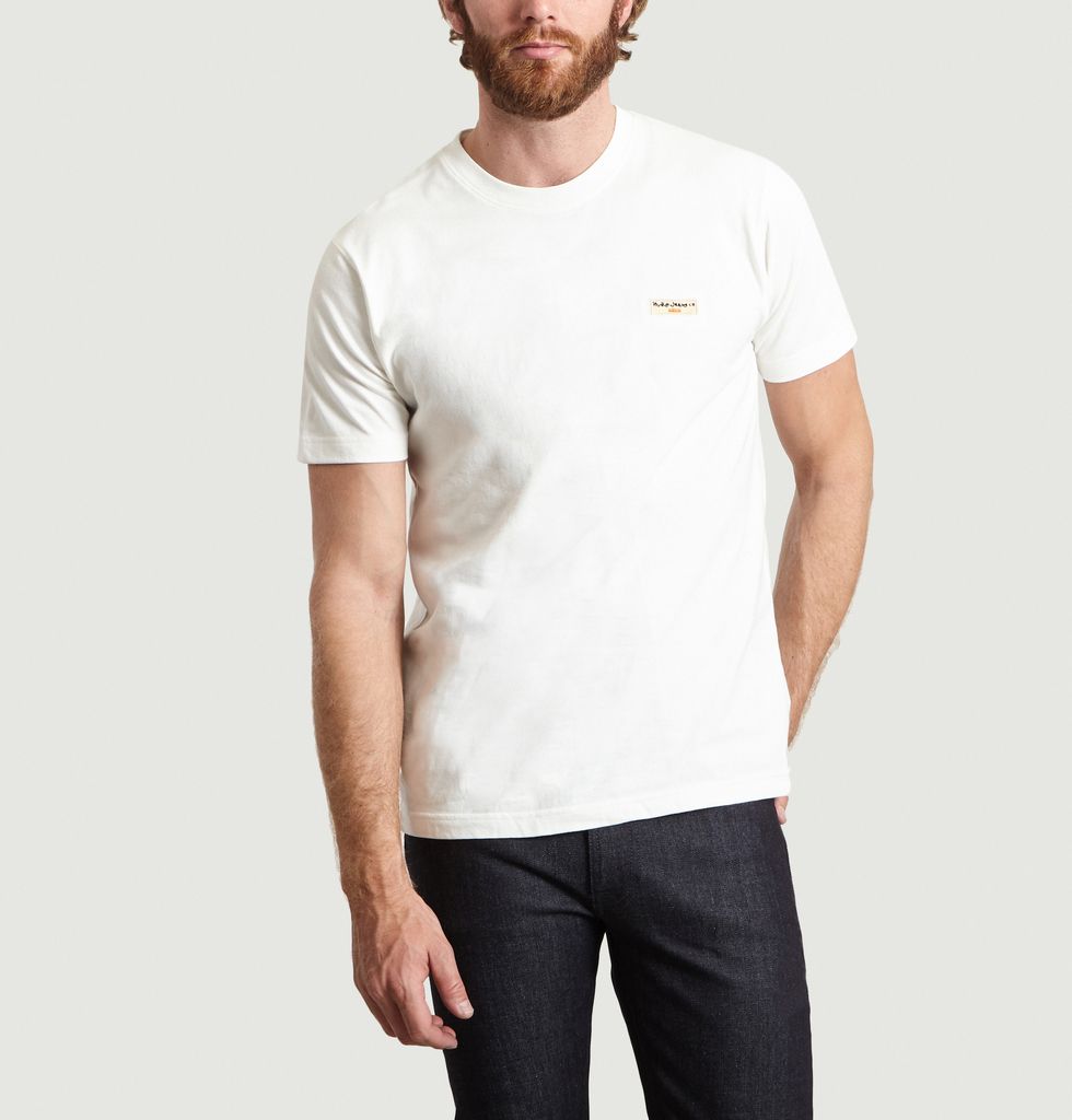 Organic Cotton Daniel T-shirt Off White 