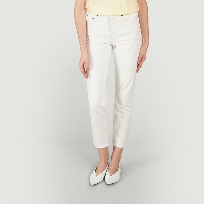 Breezy britt recycled white - Nudie Jeans
