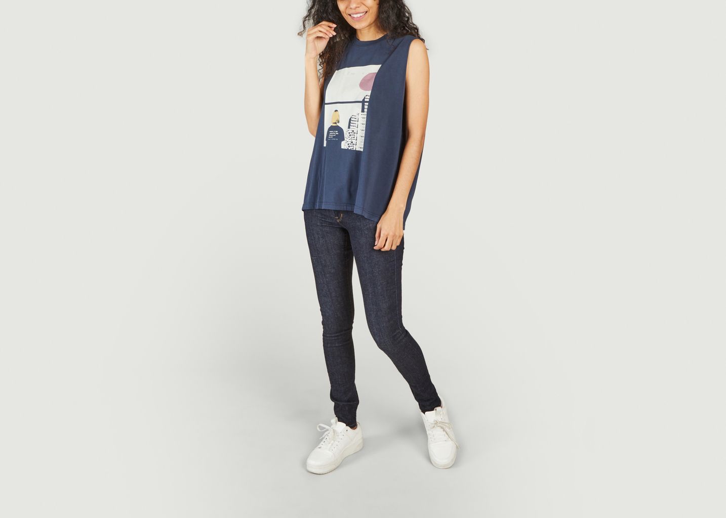 Sale Louise Sleeveless Windows Tank Top 