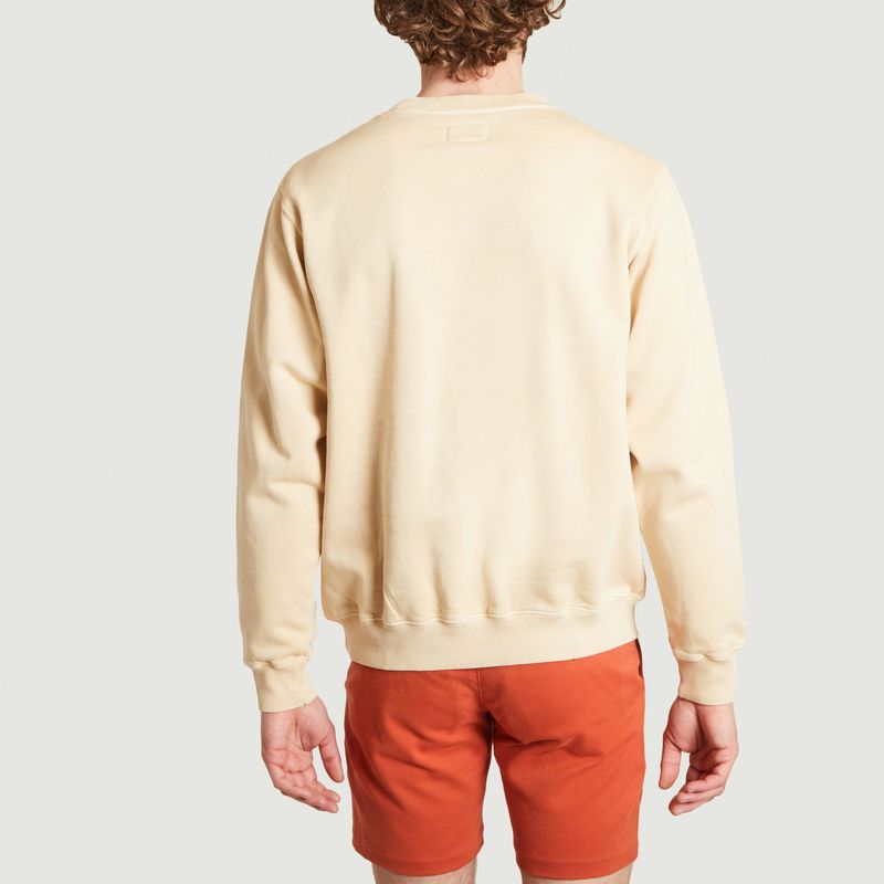 Sweatshirt aus Bio-Baumwolle mit Fantasie-Patch Lasse Sunset - Nudie Jeans