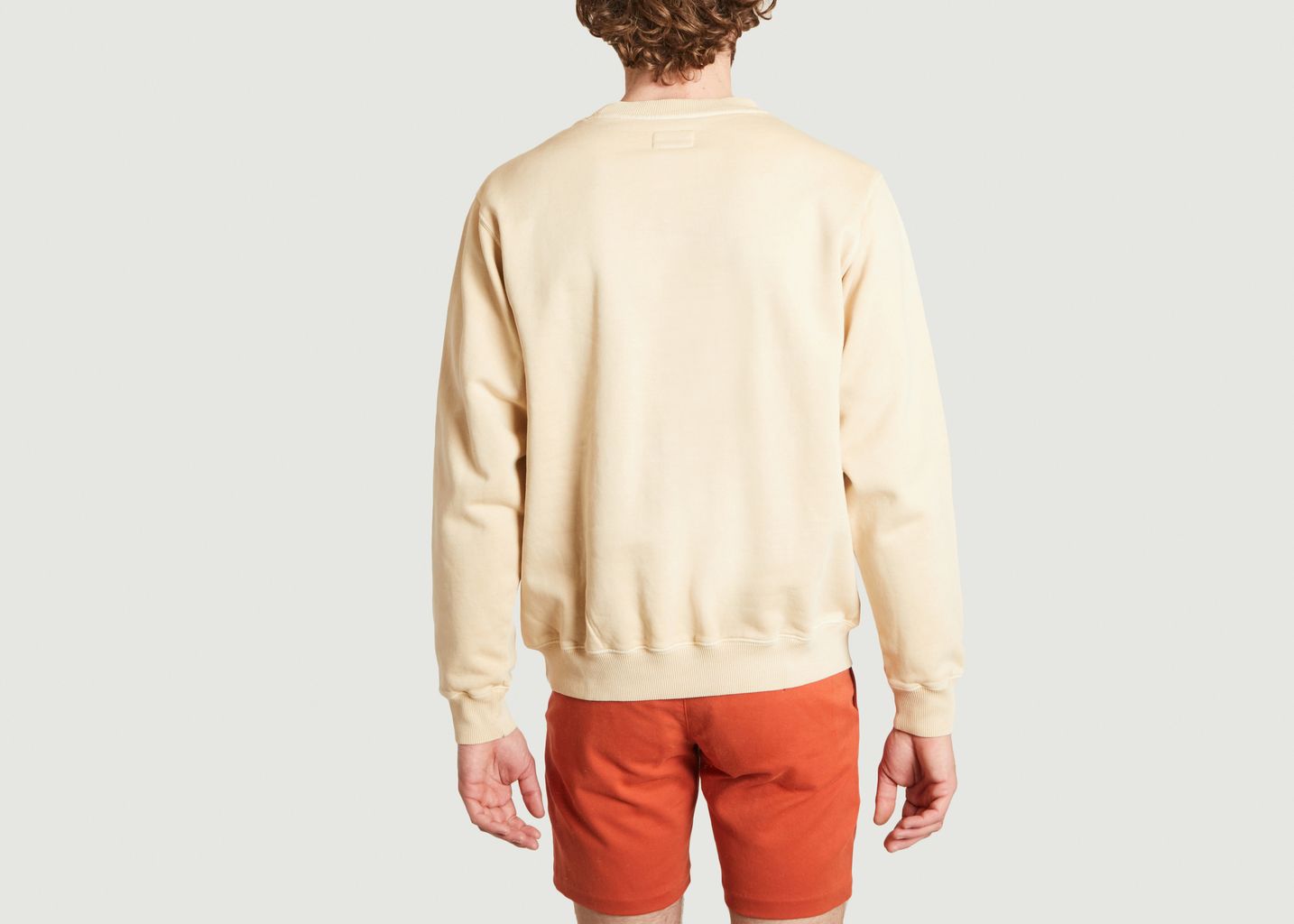Sweatshirt aus Bio-Baumwolle mit Fantasie-Patch Lasse Sunset - Nudie Jeans