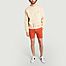 Sweatshirt en coton bio avec patch fantaisie Lasse Sunset - Nudie Jeans