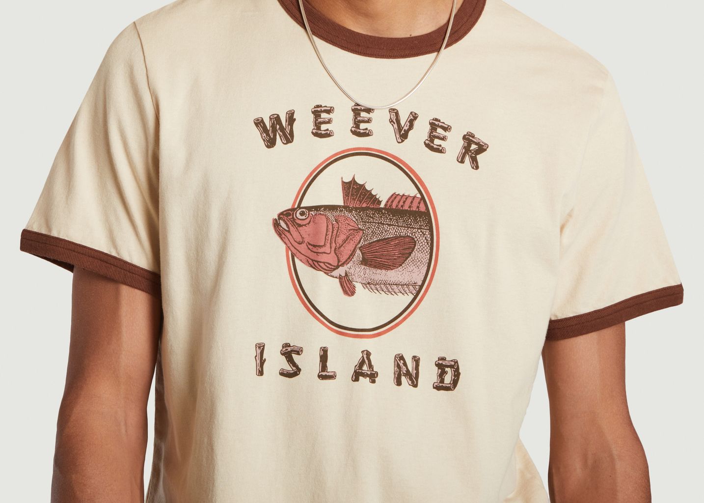 Roy Weever Island organic cotton printed t-shirt - Nudie Jeans