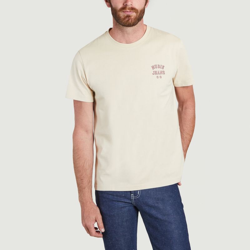 Roy Logo T-Shirt aus Bio-Baumwolle - Nudie Jeans