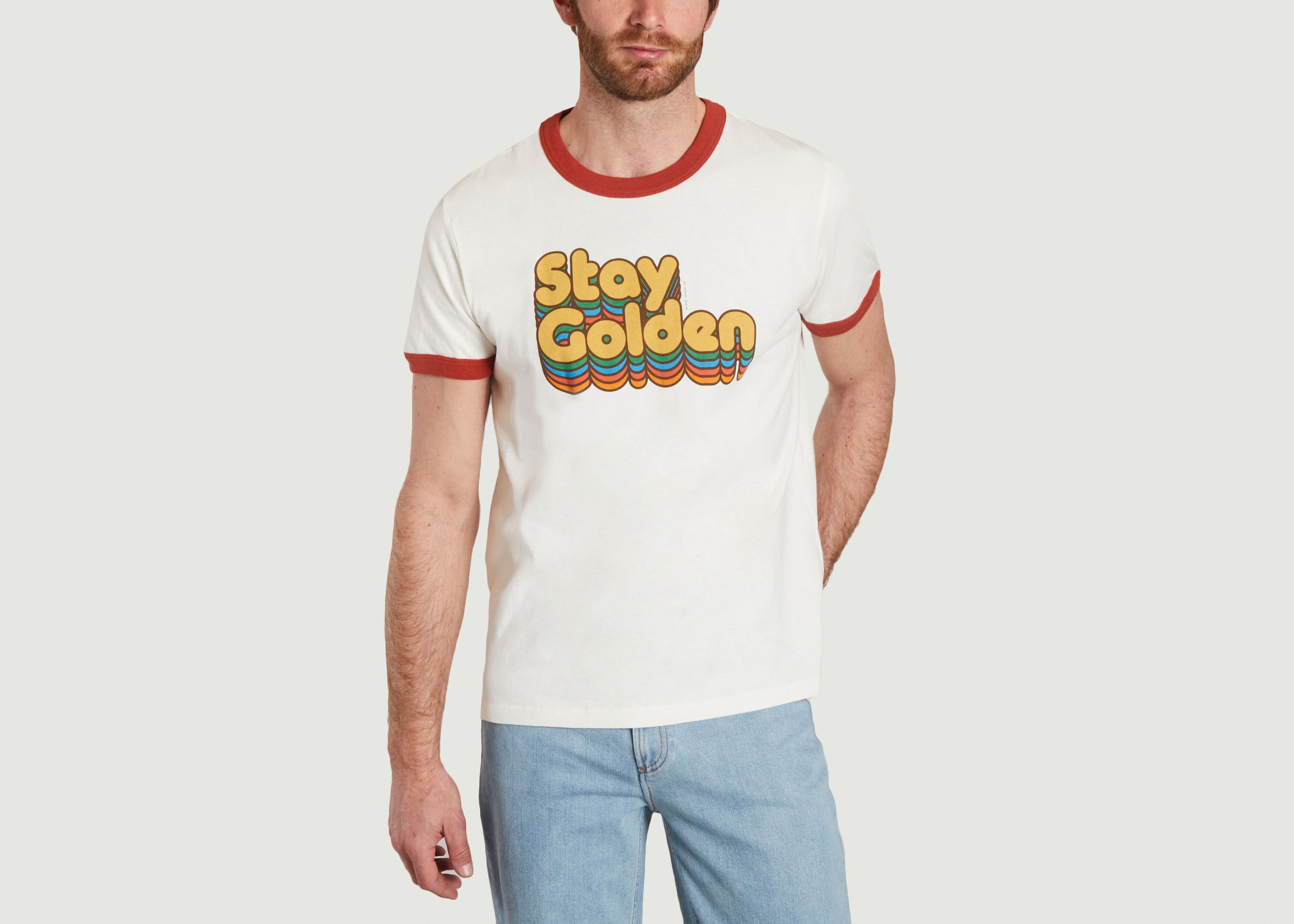 Ricky Stay Golden T-shirt - Nudie Jeans