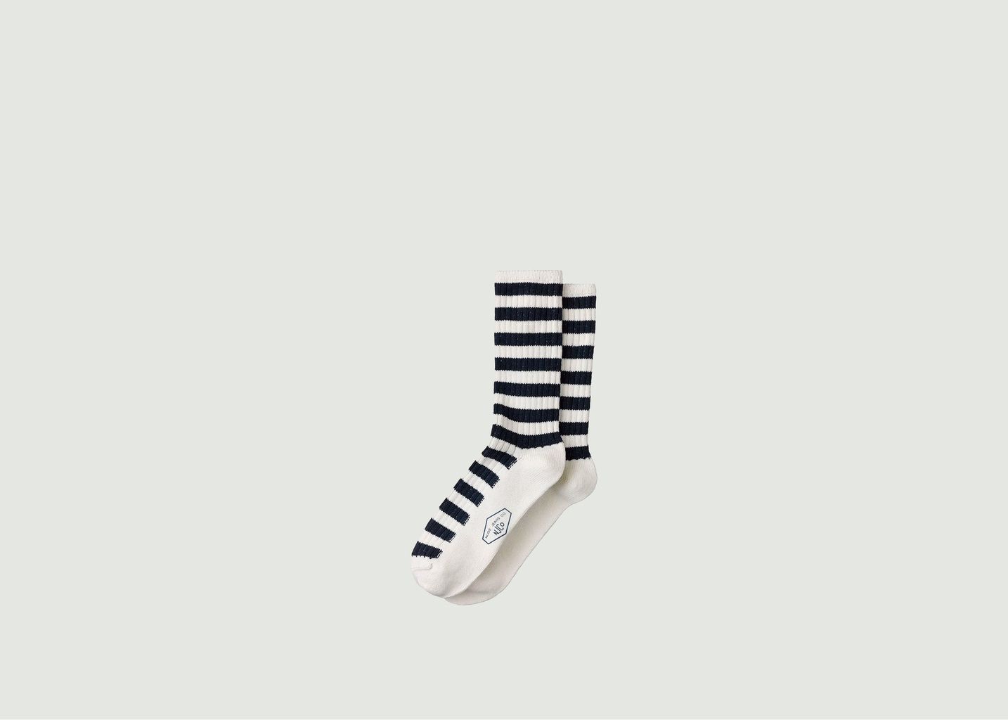 Chaussettes Chunky Stripe Rebirth - Nudie Jeans