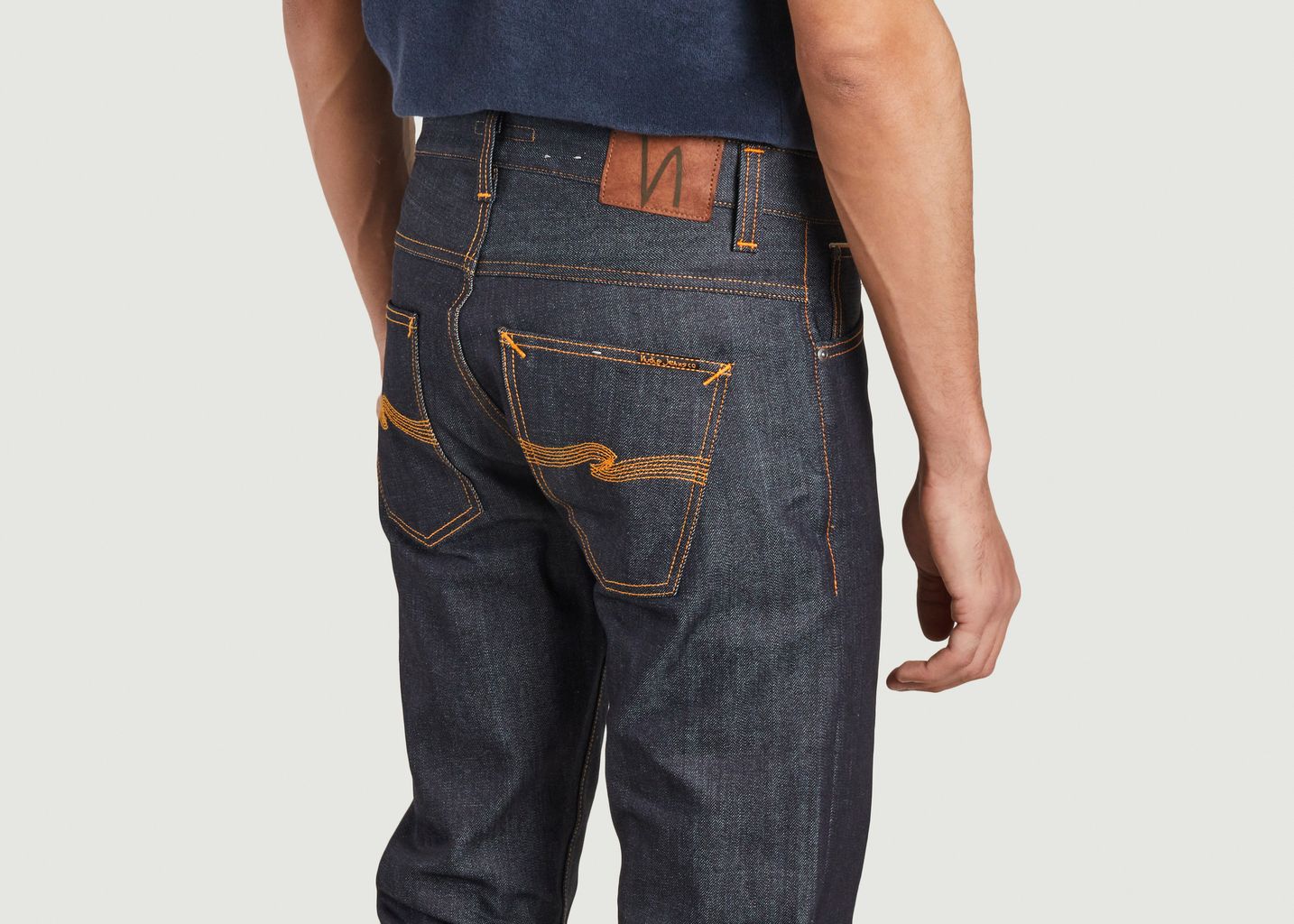Grim Tim Dry Original Selvedge Slim Jeans - Nudie Jeans