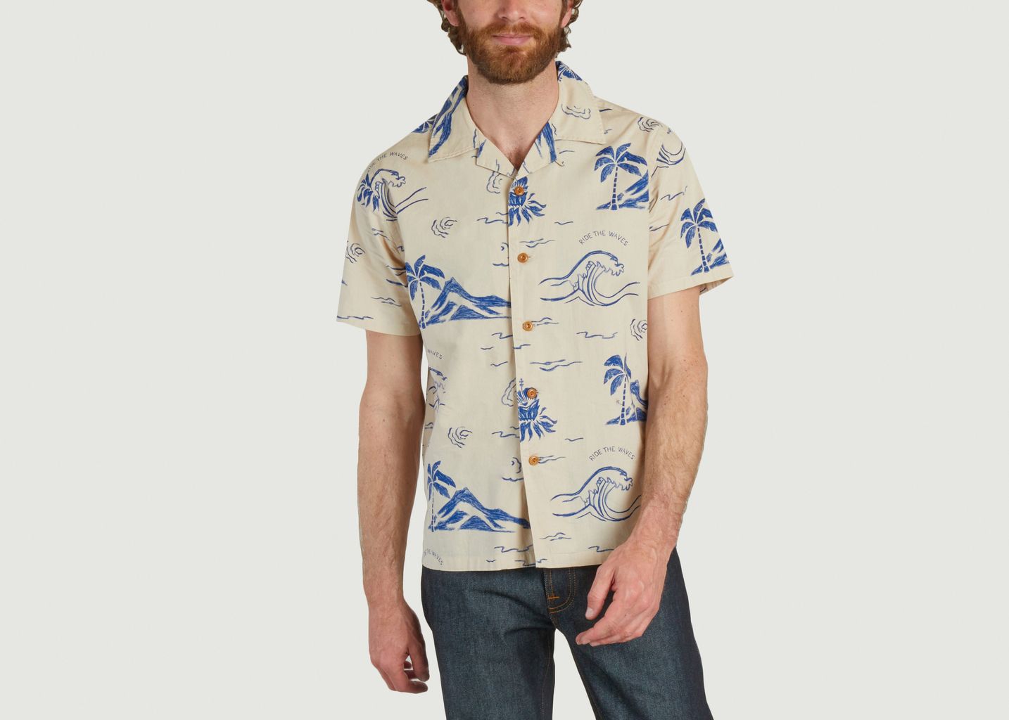 Arvid Waves Hawaii Shirt - Nudie Jeans