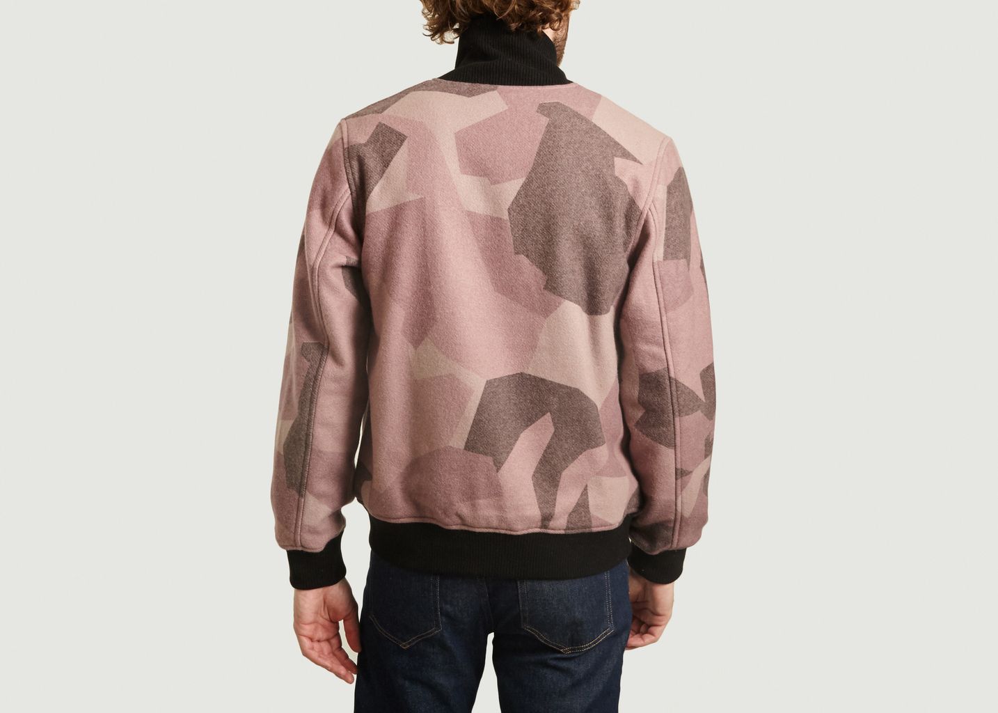 Bomber Motif Camouflage En Laine Recyclée Bengan - Nudie Jeans