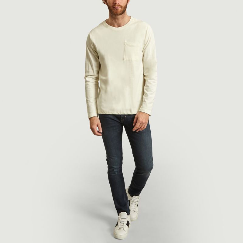T-shirt manches longues en coton bio Rudi - Nudie Jeans