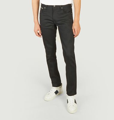 12.75 oz. black organic cotton Lean Dean jeans