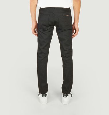 12.75 oz. black organic cotton Lean Dean jeans