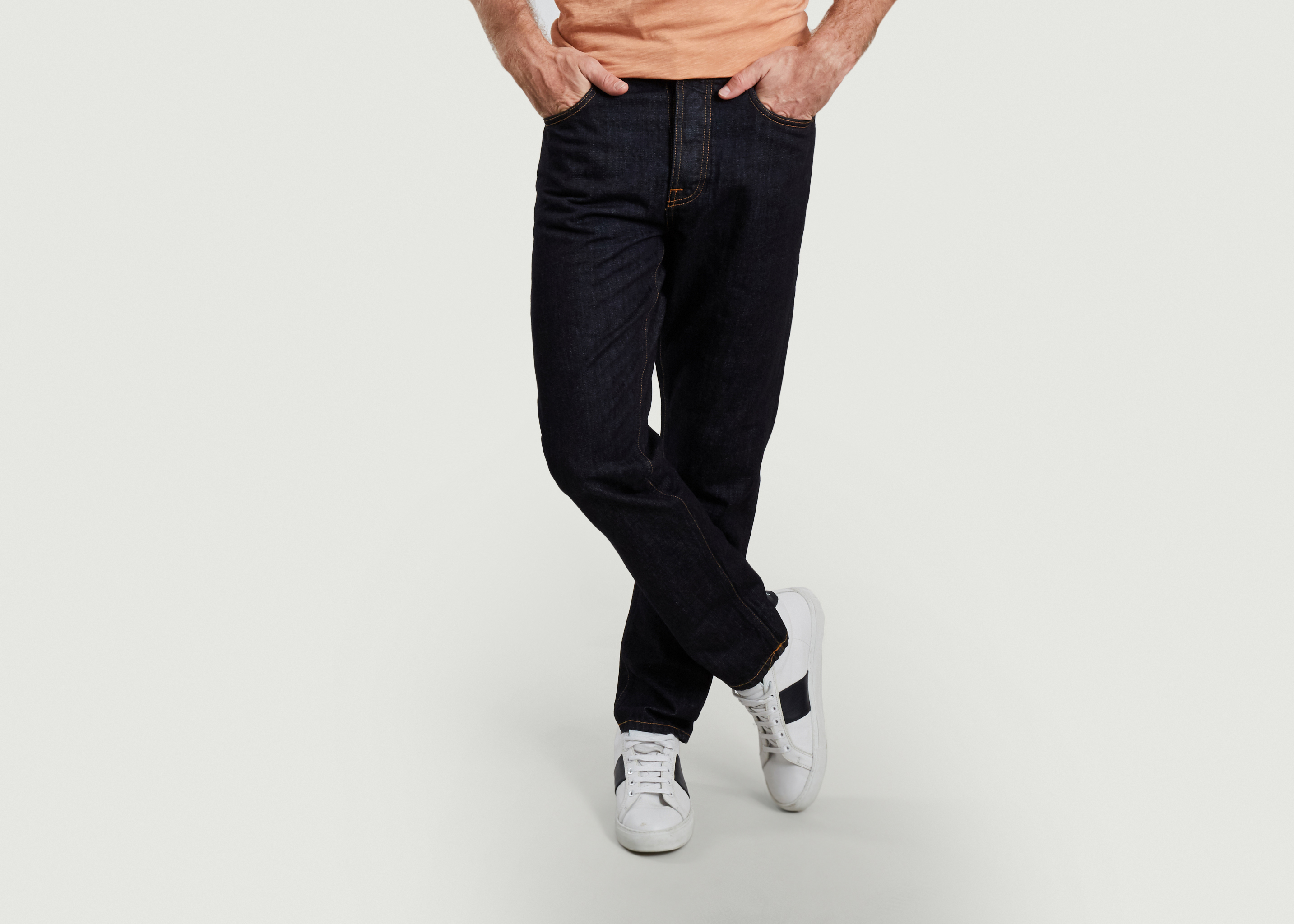 nudie tapered jeans