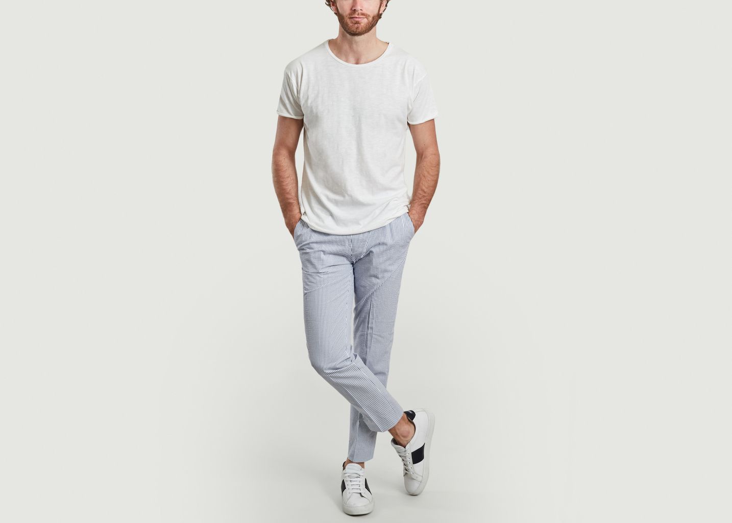 T-shirt flammé coupe relax Roger - Nudie Jeans