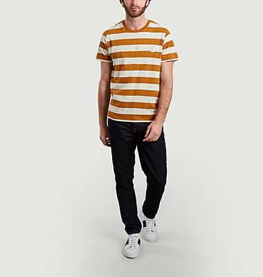 Roy striped t-shirt with logo patch