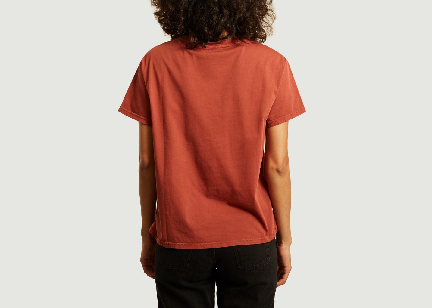 T-shirt cropped brodé Lisa - Nudie Jeans