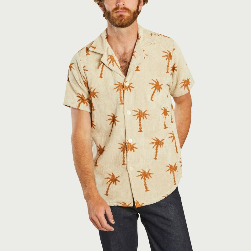 Terry Palm Shirt Natural OAS company 