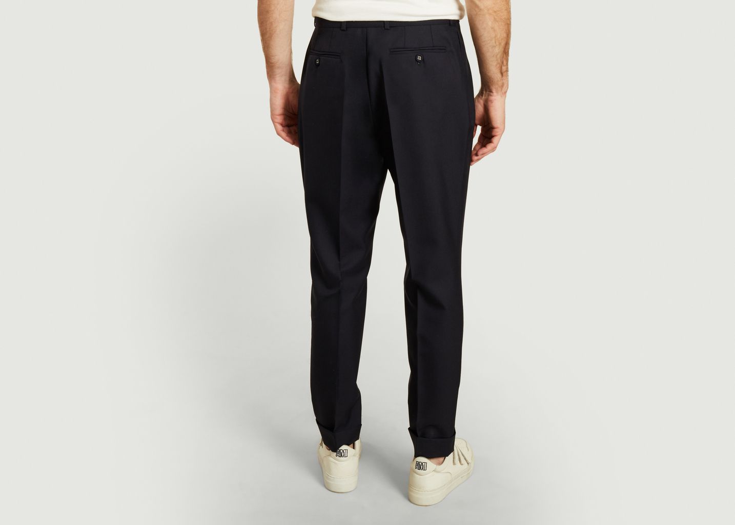 Pantalon Pierre Flanelle Bleu Marine - Officine Générale
