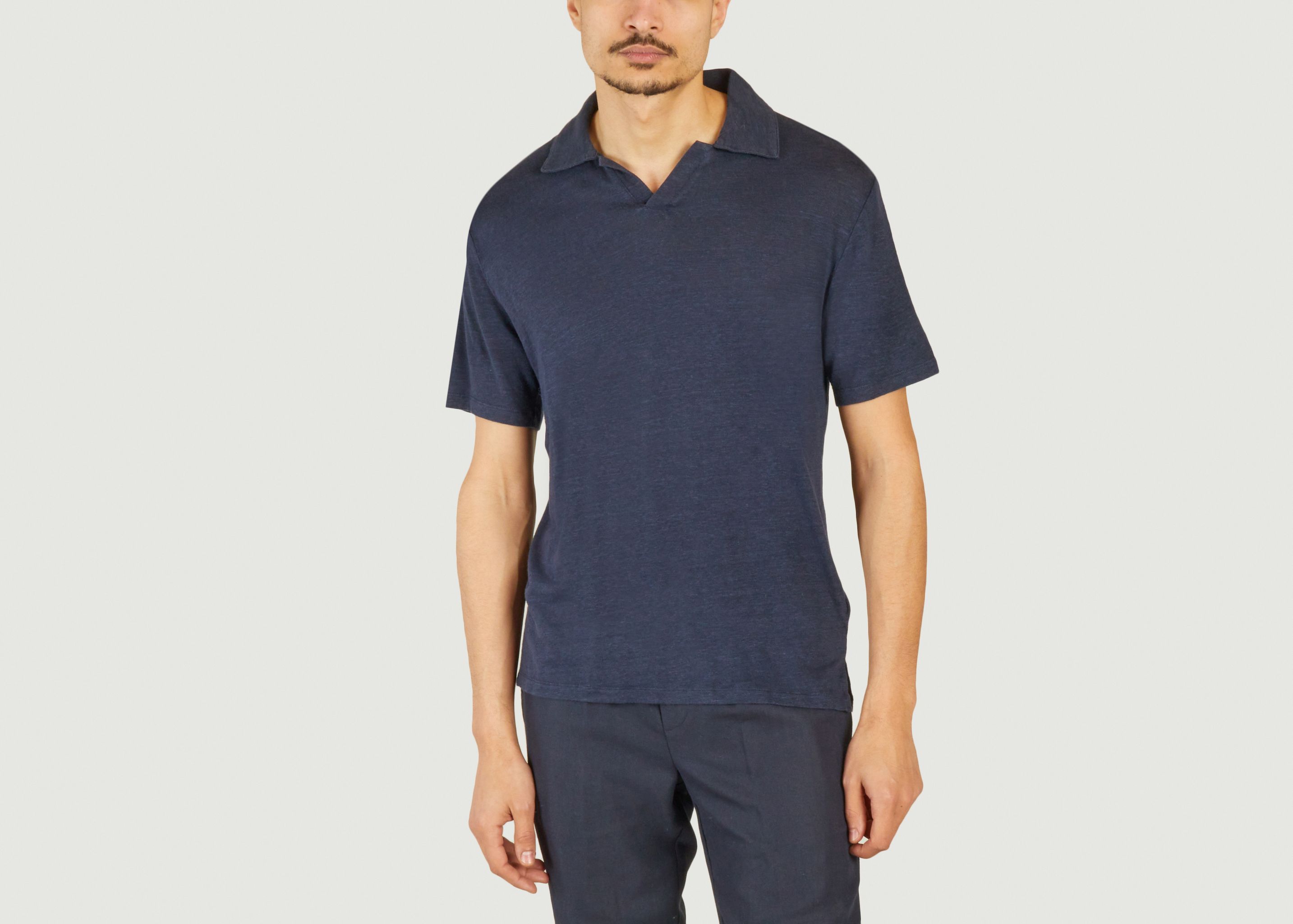 Simon linen polo shirt - Officine Générale