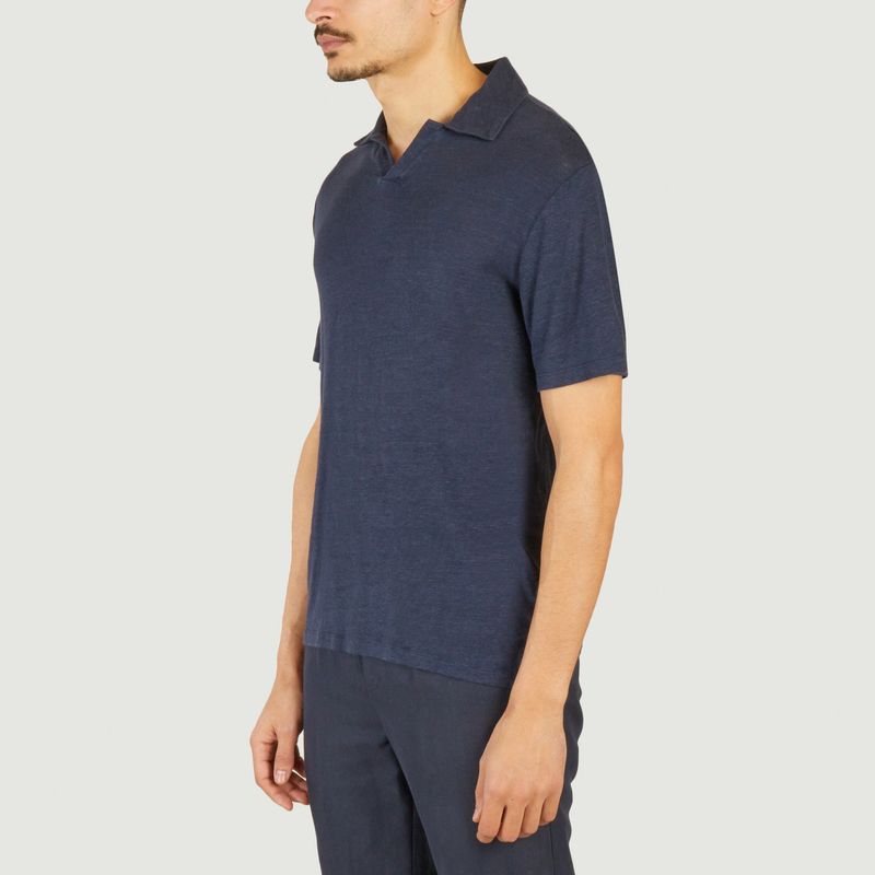 Simon linen polo shirt - Officine Générale